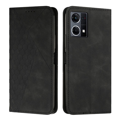 Custodia Portafoglio In Pelle Cover con Supporto Y02X per Oppo F21 Pro 4G Nero