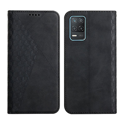 Custodia Portafoglio In Pelle Cover con Supporto Y02X per Realme 8s 5G Nero