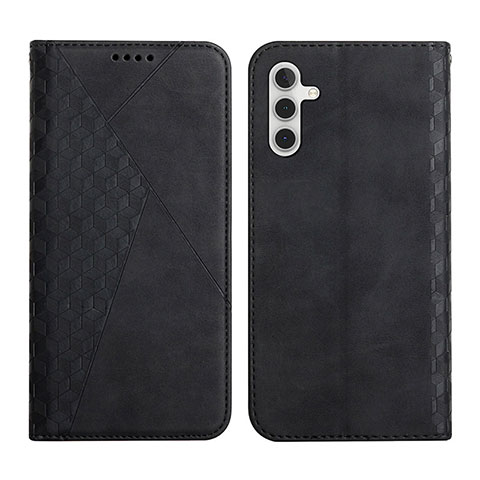 Custodia Portafoglio In Pelle Cover con Supporto Y02X per Samsung Galaxy A04s Nero