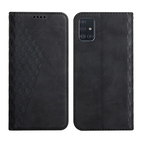 Custodia Portafoglio In Pelle Cover con Supporto Y02X per Samsung Galaxy A71 5G Nero