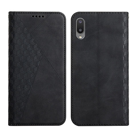 Custodia Portafoglio In Pelle Cover con Supporto Y02X per Samsung Galaxy M02 Nero