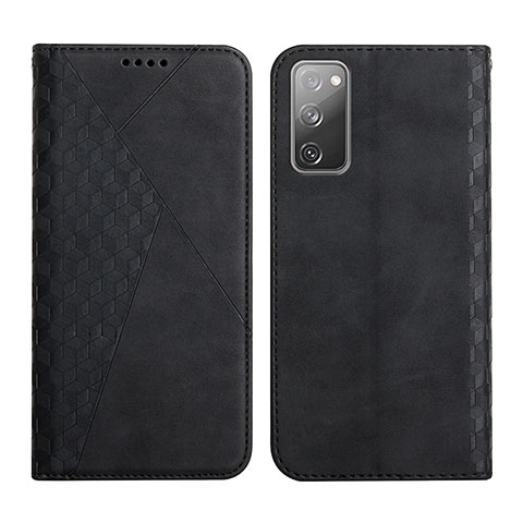 Custodia Portafoglio In Pelle Cover con Supporto Y02X per Samsung Galaxy S20 FE (2022) 5G Nero