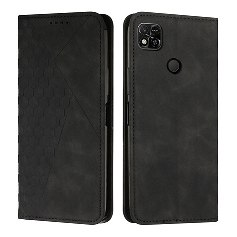 Custodia Portafoglio In Pelle Cover con Supporto Y02X per Xiaomi POCO C31 Nero