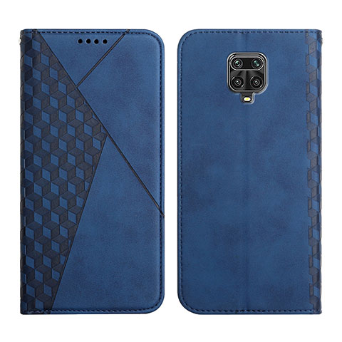 Custodia Portafoglio In Pelle Cover con Supporto Y02X per Xiaomi Poco M2 Pro Blu