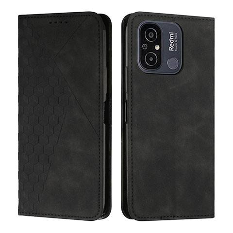 Custodia Portafoglio In Pelle Cover con Supporto Y02X per Xiaomi Redmi 11A 4G Nero