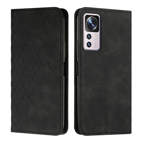 Custodia Portafoglio In Pelle Cover con Supporto Y02X per Xiaomi Redmi K50 Ultra 5G Nero