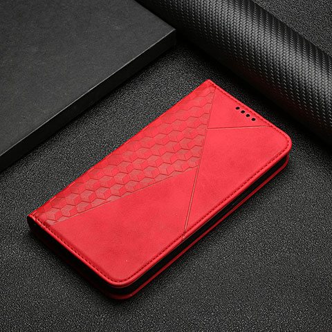 Custodia Portafoglio In Pelle Cover con Supporto Y02X per Xiaomi Redmi K60 5G Rosso