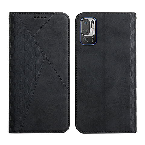 Custodia Portafoglio In Pelle Cover con Supporto Y02X per Xiaomi Redmi Note 10 5G Nero