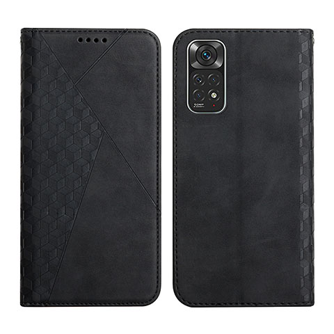 Custodia Portafoglio In Pelle Cover con Supporto Y02X per Xiaomi Redmi Note 11 4G (2022) Nero