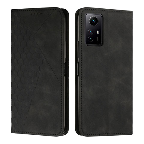 Custodia Portafoglio In Pelle Cover con Supporto Y02X per Xiaomi Redmi Note 12S Nero