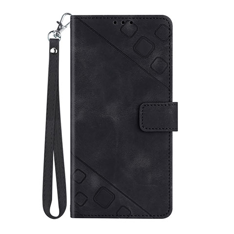 Custodia Portafoglio In Pelle Cover con Supporto Y03B per Huawei Y9 Prime (2019) Nero