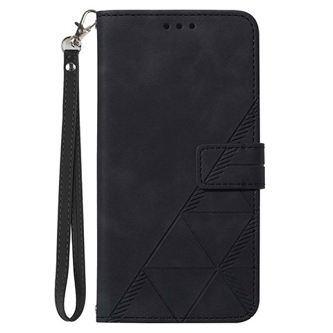 Custodia Portafoglio In Pelle Cover con Supporto Y03B per Samsung Galaxy A12 Nero