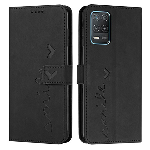 Custodia Portafoglio In Pelle Cover con Supporto Y03X per Realme V13 5G Nero