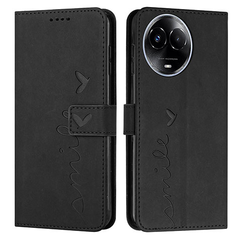 Custodia Portafoglio In Pelle Cover con Supporto Y03X per Realme V50 5G Nero