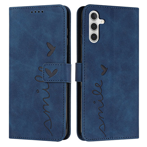 Custodia Portafoglio In Pelle Cover con Supporto Y03X per Samsung Galaxy A13 5G Blu