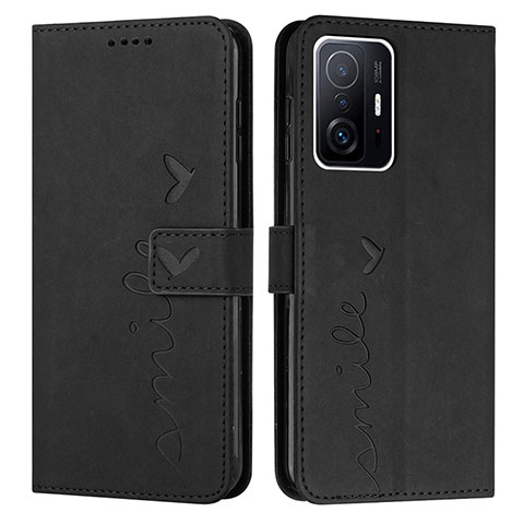 Custodia Portafoglio In Pelle Cover con Supporto Y03X per Xiaomi Mi 11T 5G Nero