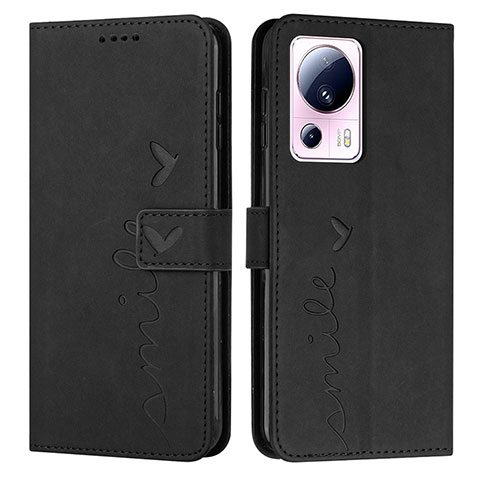 Custodia Portafoglio In Pelle Cover con Supporto Y03X per Xiaomi Mi 13 Lite 5G Nero