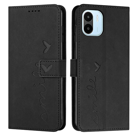 Custodia Portafoglio In Pelle Cover con Supporto Y03X per Xiaomi Redmi A1 Nero