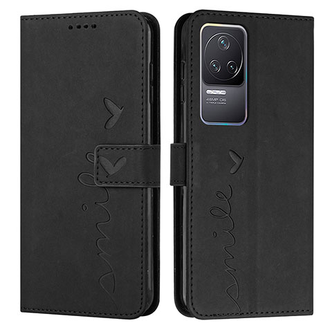 Custodia Portafoglio In Pelle Cover con Supporto Y03X per Xiaomi Redmi K50 5G Nero