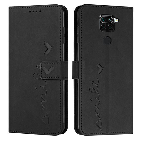 Custodia Portafoglio In Pelle Cover con Supporto Y03X per Xiaomi Redmi Note 9 Nero