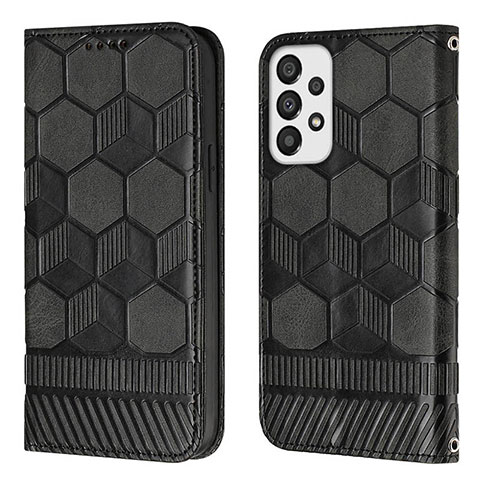 Custodia Portafoglio In Pelle Cover con Supporto Y04B per Samsung Galaxy A33 5G Nero