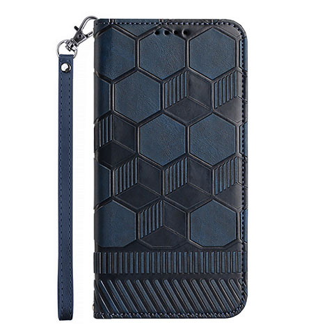 Custodia Portafoglio In Pelle Cover con Supporto Y04B per Samsung Galaxy A53 5G Blu