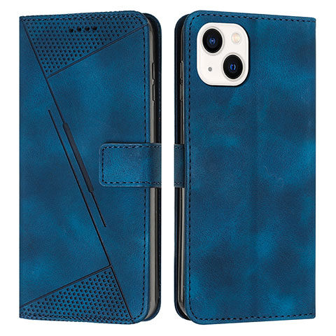 Custodia Portafoglio In Pelle Cover con Supporto Y04X per Apple iPhone 13 Blu