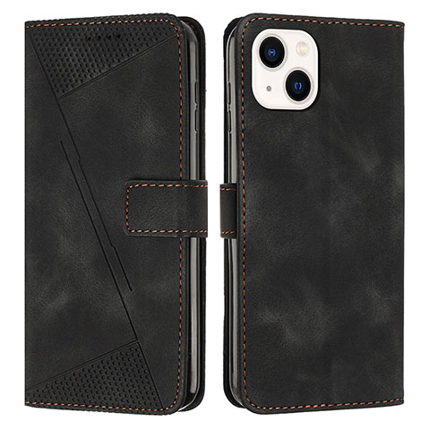 Custodia Portafoglio In Pelle Cover con Supporto Y04X per Apple iPhone 15 Plus Nero