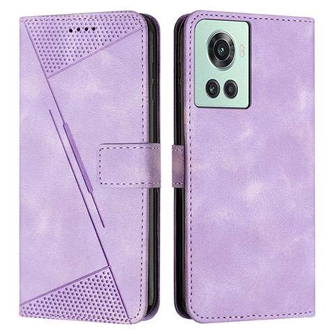 Custodia Portafoglio In Pelle Cover con Supporto Y04X per OnePlus Ace 5G Viola