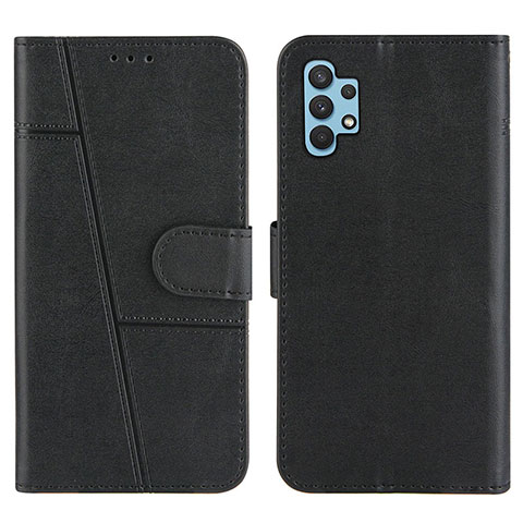 Custodia Portafoglio In Pelle Cover con Supporto Y04X per Samsung Galaxy A32 4G Nero