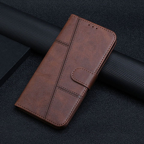 Custodia Portafoglio In Pelle Cover con Supporto Y04X per Xiaomi Redmi Note 12S Marrone