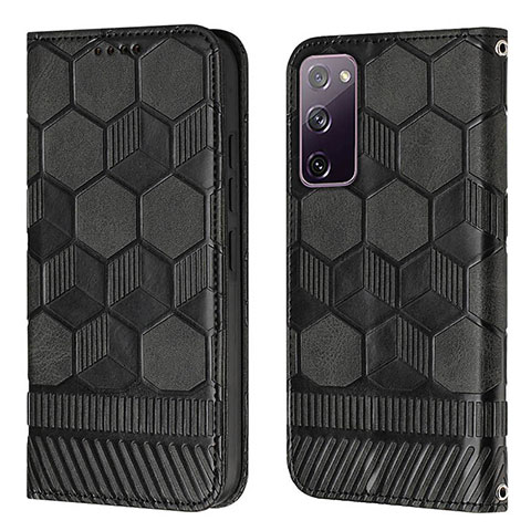 Custodia Portafoglio In Pelle Cover con Supporto Y05B per Samsung Galaxy S20 FE 5G Nero