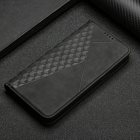 Custodia Portafoglio In Pelle Cover con Supporto Y05X per Google Pixel 6a 5G Nero