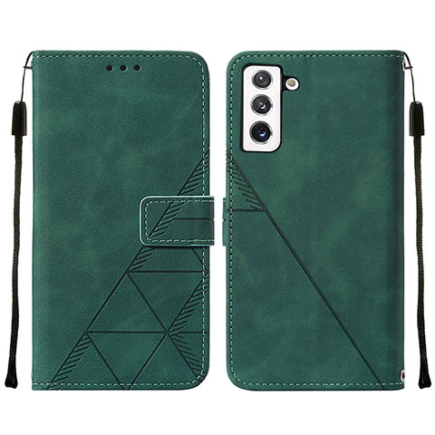 Custodia Portafoglio In Pelle Cover con Supporto Y07B per Samsung Galaxy S23 Plus 5G Verde