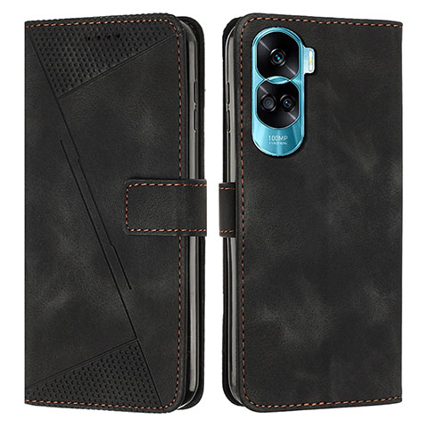 Custodia Portafoglio In Pelle Cover con Supporto Y07X per Huawei Honor 90 Lite 5G Nero