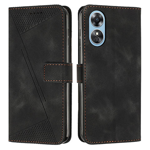 Custodia Portafoglio In Pelle Cover con Supporto Y07X per Huawei Honor X5 Plus Nero