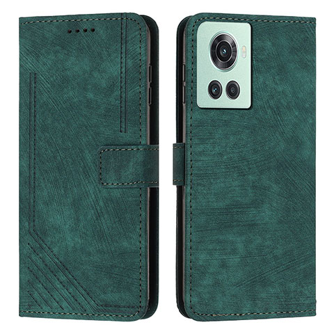 Custodia Portafoglio In Pelle Cover con Supporto Y07X per OnePlus Ace 5G Verde