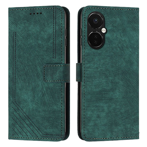 Custodia Portafoglio In Pelle Cover con Supporto Y07X per Oppo K11x 5G Verde