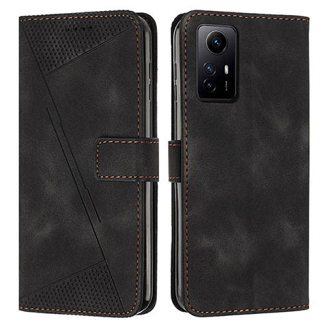 Custodia Portafoglio In Pelle Cover con Supporto Y07X per Xiaomi Redmi Note 12S Nero