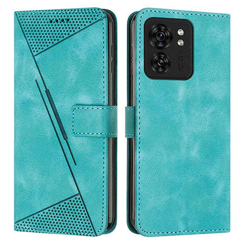 Custodia Portafoglio In Pelle Cover con Supporto Y08X per Motorola Moto Edge 40 5G Verde