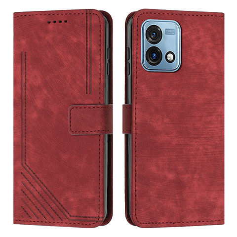 Custodia Portafoglio In Pelle Cover con Supporto Y08X per Motorola Moto G Stylus (2023) 4G Rosso