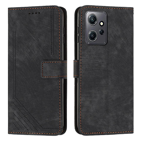 Custodia Portafoglio In Pelle Cover con Supporto Y08X per Xiaomi Redmi Note 12 4G Nero