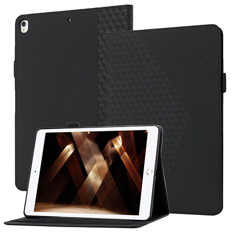 Custodia Portafoglio In Pelle Cover con Supporto YX1 per Apple iPad 10.2 (2019) Nero