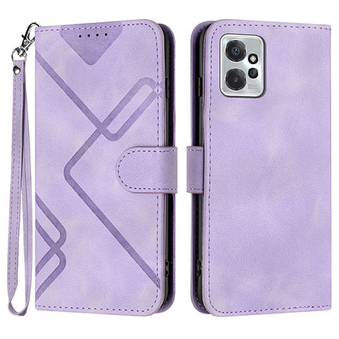 Custodia Portafoglio In Pelle Cover con Supporto YX2 per Motorola Moto G Power 5G (2023) Viola