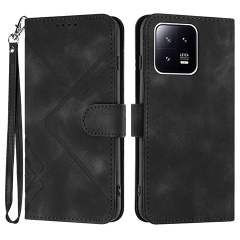 Custodia Portafoglio In Pelle Cover con Supporto YX2 per Xiaomi Mi 13 Pro 5G Nero