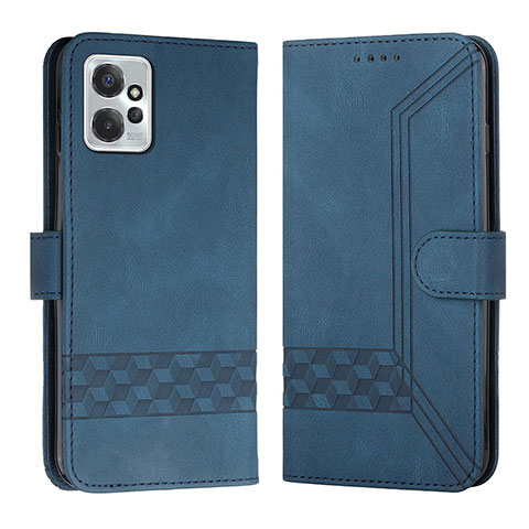 Custodia Portafoglio In Pelle Cover con Supporto YX4 per Motorola Moto G Power 5G (2023) Blu