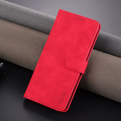 Custodia Portafoglio In Pelle Cover con Supporto YZ1 per Huawei Honor 80 5G Rosso