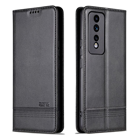 Custodia Portafoglio In Pelle Cover con Supporto YZ1 per Huawei Honor 80 GT 5G Nero