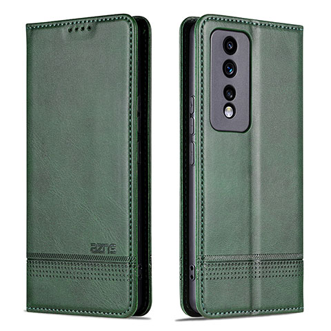 Custodia Portafoglio In Pelle Cover con Supporto YZ1 per Huawei Honor 80 GT 5G Verde