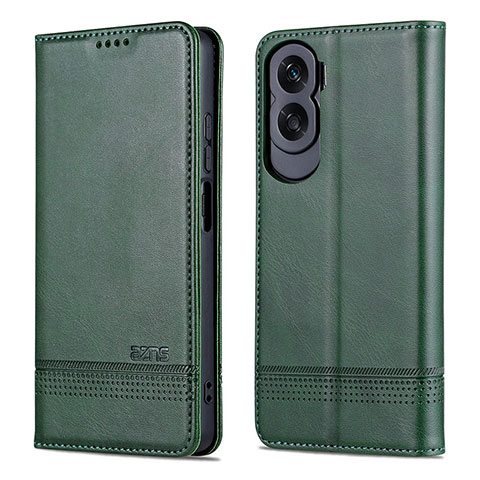 Custodia Portafoglio In Pelle Cover con Supporto YZ1 per Huawei Honor 90 Lite 5G Verde